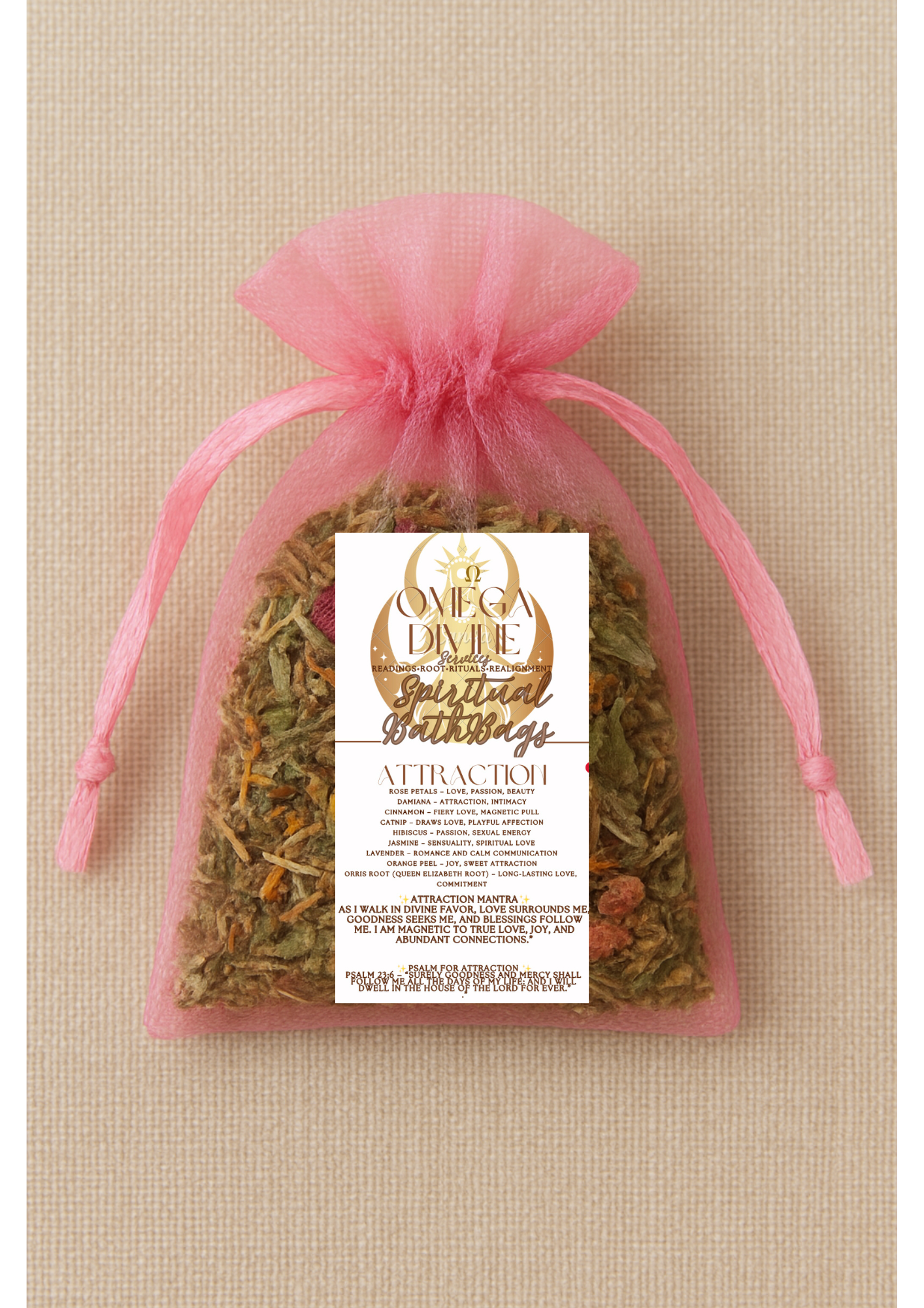 Forever Mine: Spiritual Attraction Herbal Bath Bag